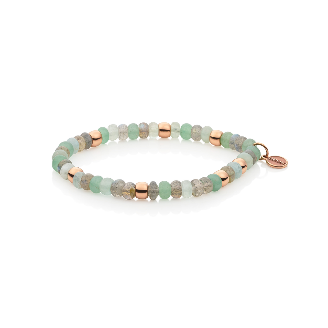 Bron - Armband - Reflex - 8AR3985MIX60 - Roségold - Farbsteine - Armschmuck