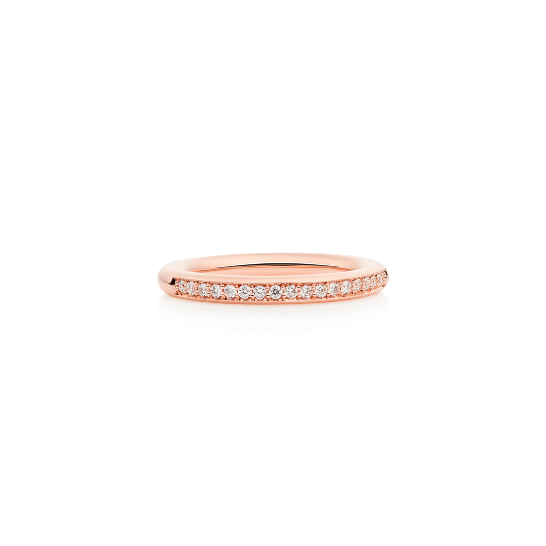 Ring von Bron aus der Stax-Kollektion mit der Referenz 8RR4593BR aus Roségold mit Diamanten