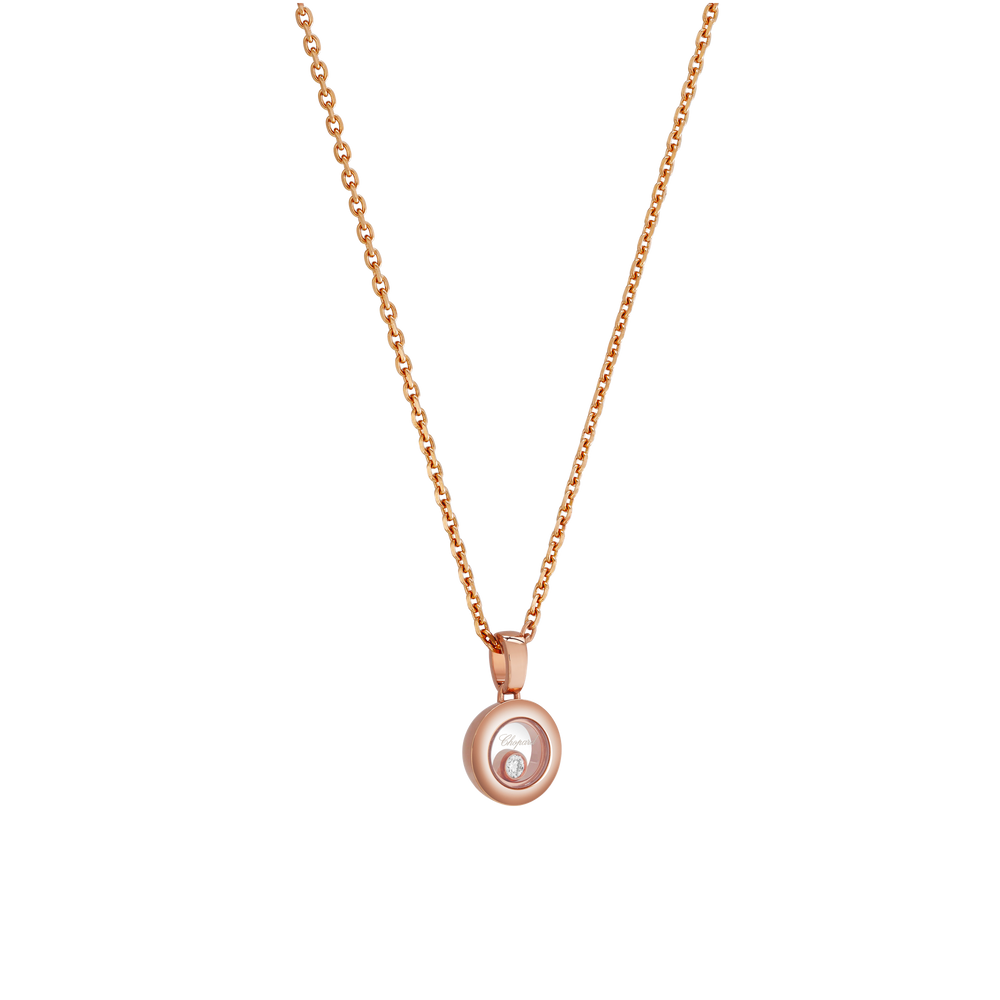 Chopard Collier Happy Diamonds aus Roségold und einem Happy Diamond