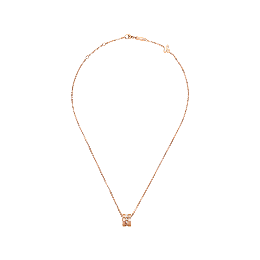 Chopard Schmuck - Ice Cube Kette mit der Referenz 797005-5003 in Roségold und mit Diamanten