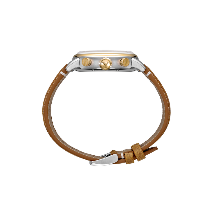 Chopard - Mille Miglia Classic Chronograph mit der Referenz 168619-3003 aus 18 Karat Gelbgold und Edelstahl bei Ihrem offiziellen Fachhändler Juwelier Krebber in Mönchengladbach mit goldener Aufzugskrone