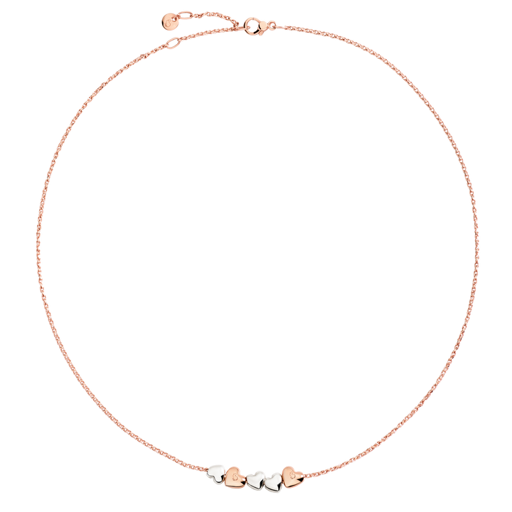 DoDo Halskette Herz – DCC5000_HEART_0009A –  Roségold, Silber – Armband für Damen