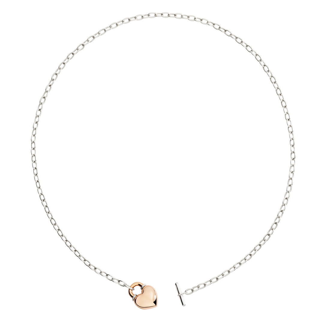 DoDo Halskette Herz – DCC5001_HEART_0009A – Roségold, Silber – Armband für Damen