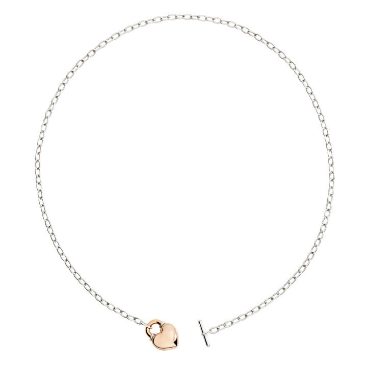 DoDo Halskette Herz – DCC5001_HEART_0009A – Roségold, Silber – Armband für Damen