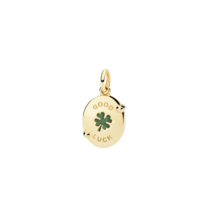 DoDo Anhänger - Vierblättriges Kleblatt - DMC5016_CAMEO_VE09G - Gelbgold