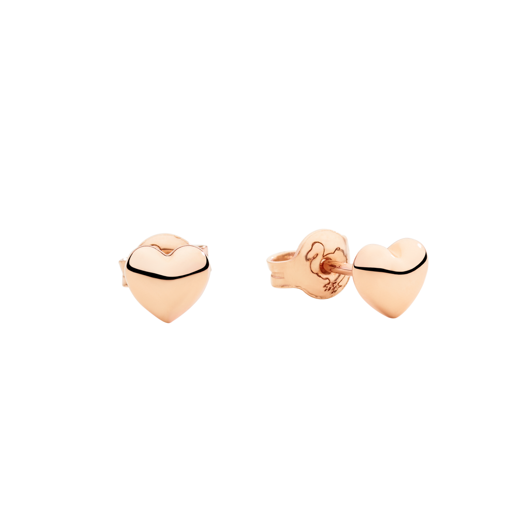 DoDo Ohrstecker - Herz – DOC5001_HEART_0009R – Roségold - Ohrstecker für Damen