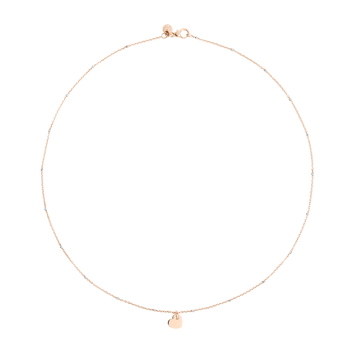 DoDo Halskette - Mini-Herz – DCC4003_HEART_0009R – Roségold - Halskette für Damen
