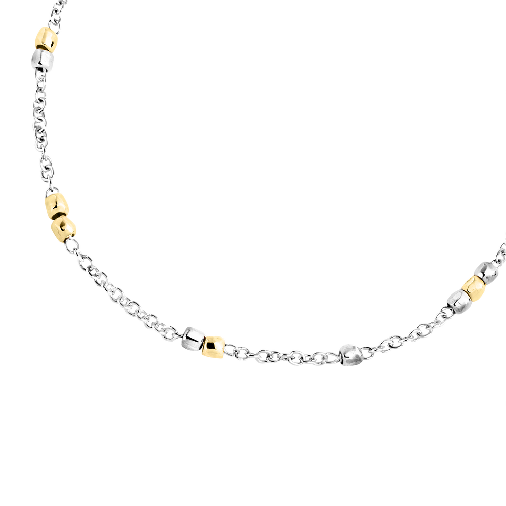 DoDo Armband Mini Granelli – DBC4000_GRANX_000OA – Gelbgold und silber - Armband für Damen