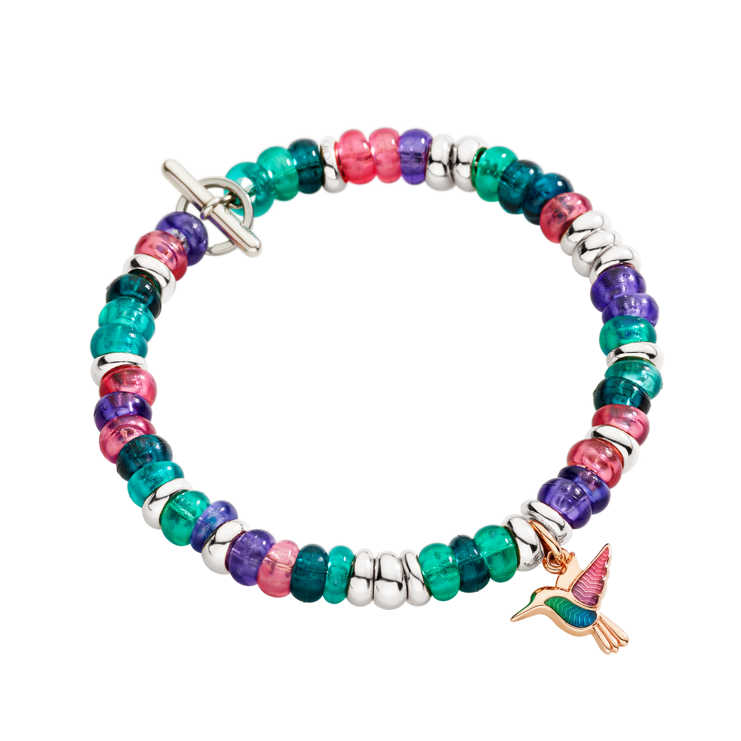 DoDo Armband - Rondelle – DBC5004_RONDE_VI0AG – Silber, recyceltem Plastik – Armband für Herren- und Damen bei Juwelier Krebber
