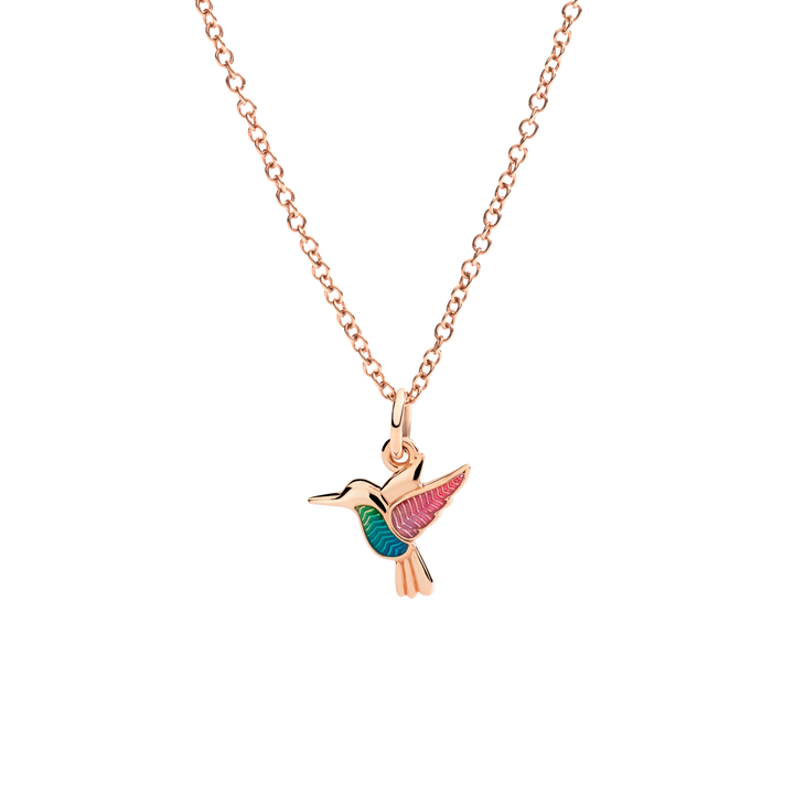 DoDo Anhänger - Kolibri aus Roségold und Emaile – DMC5008_COLIB_EMX9R – Roségold, Emaile – Anhänger für Damen in Mönchengladbach kaufen