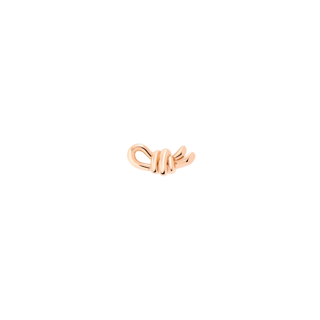 Dodo Ohrstecker Nodo DHC3008_KNOTS_0009R aus Rosegold im Knoten Design