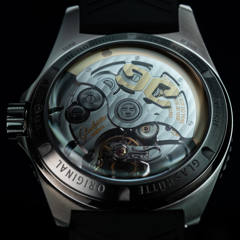 Glashütte Original Saphirglasboden Sea Q