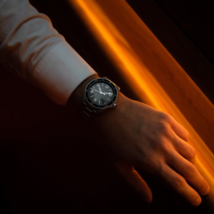 Glashütte Original - SeaQ Panoramadatum - 1-36-13-01-80-33 – Automatikwerk – schwarz - 43,20 mm - Herrenuhr bei Juwelier Krebber in Mönchengladbach