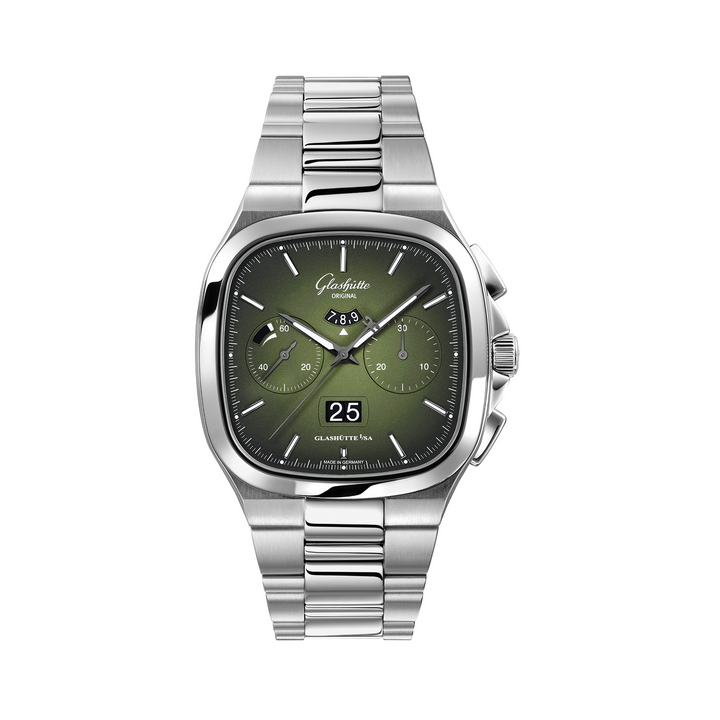 Glashütte Original - Seventies Chronograph Panoramadatum mit der Referenz 1-37-02-09-02-70