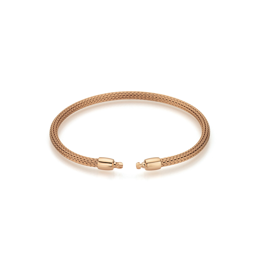 as Flex Armband von Jörg Heinz aus der Flex+Mesh-Kollektion mit der Referenz HS06.A-3.0 750 4 00000 aus Roségold