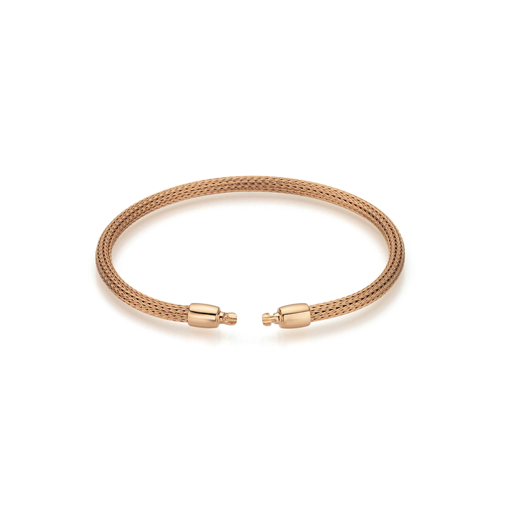 as Flex Armband von Jörg Heinz aus der Flex+Mesh-Kollektion mit der Referenz HS06.A-3.0 750 4 00000 aus Roségold