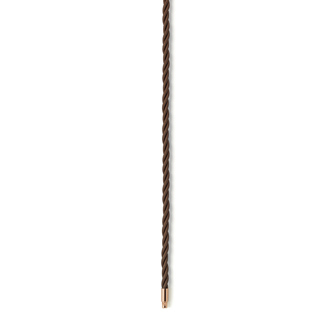 Kautschuk Collier von Jörg Heinz mit der Referenz HZ32.B-4.0 750 4 F1000 42 aus Kautschuk und Roségold