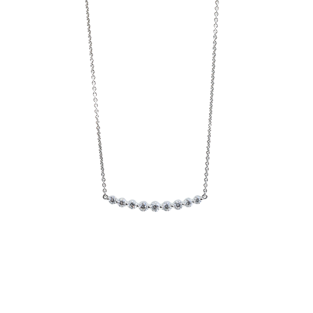 Krebber Halskette - 231-3884-9 - Weißgold - Diamanten - Halskette für Damen
