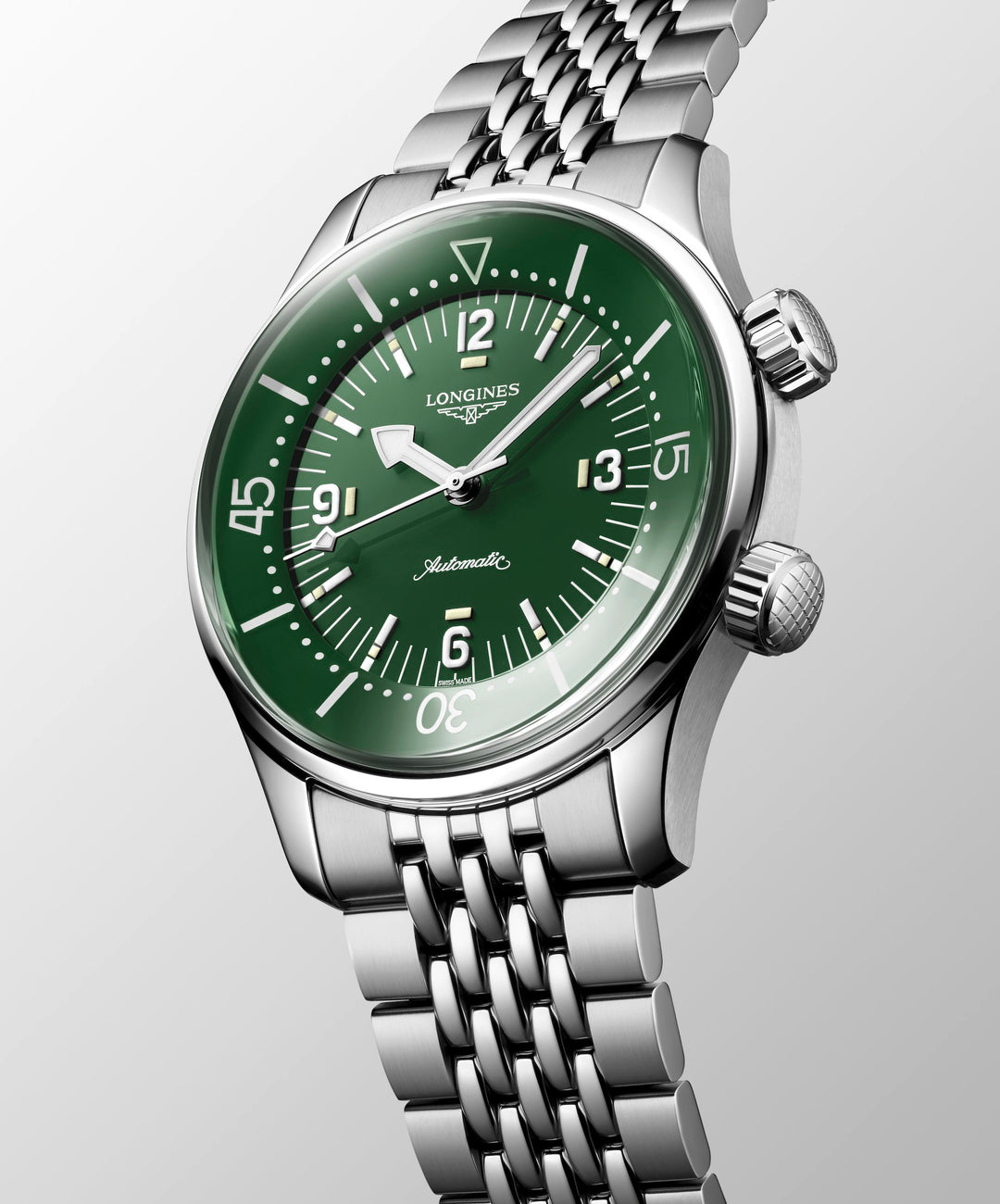 Longines Legend Diver - L3.764.4.06.6 – Automatikwerk – grün - 39 mm - Herrenuhr in Mönchengladbach