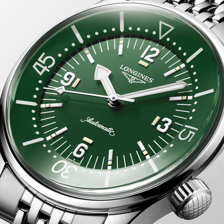 Longines Legend Diver - L3.764.4.06.6 – Automatikwerk – grün - 39 mm - Herrenuhr in Mönchengladbach