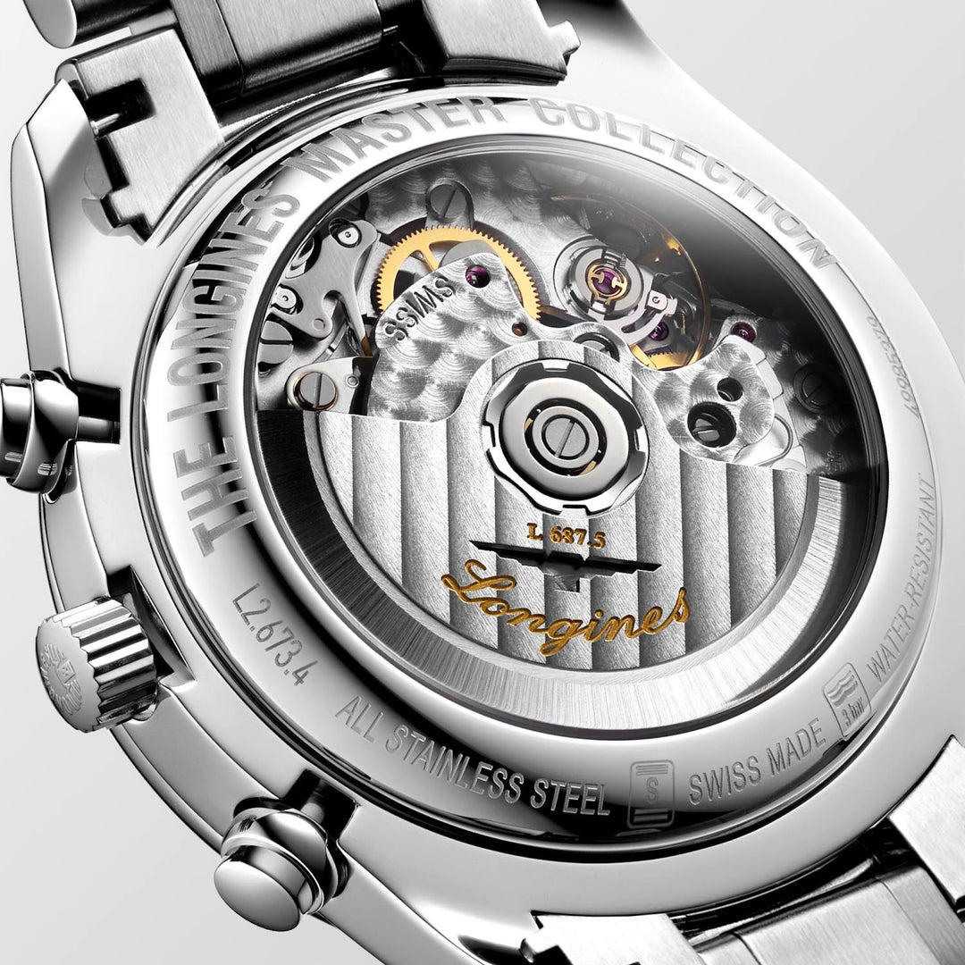 Longines - Master Collection mit der Referenz L2.673.4.71.6 oder L2.773.4.71.6 besteht aus Edelstahl