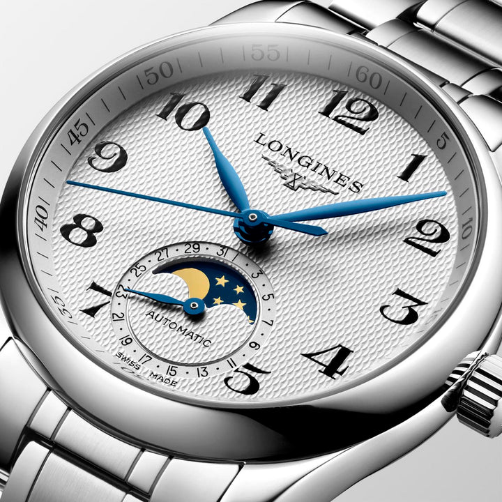 Longines - Master Collection mit der Referenz L2.409.4.78.6 besteht aus Edelstahl Damenuhr