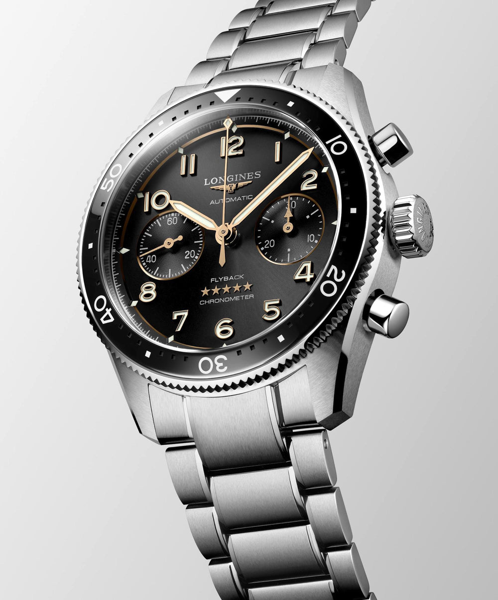 Longines Spirit Flyback mit der Referenz L3.821.4.53.6  aus Edelstahl