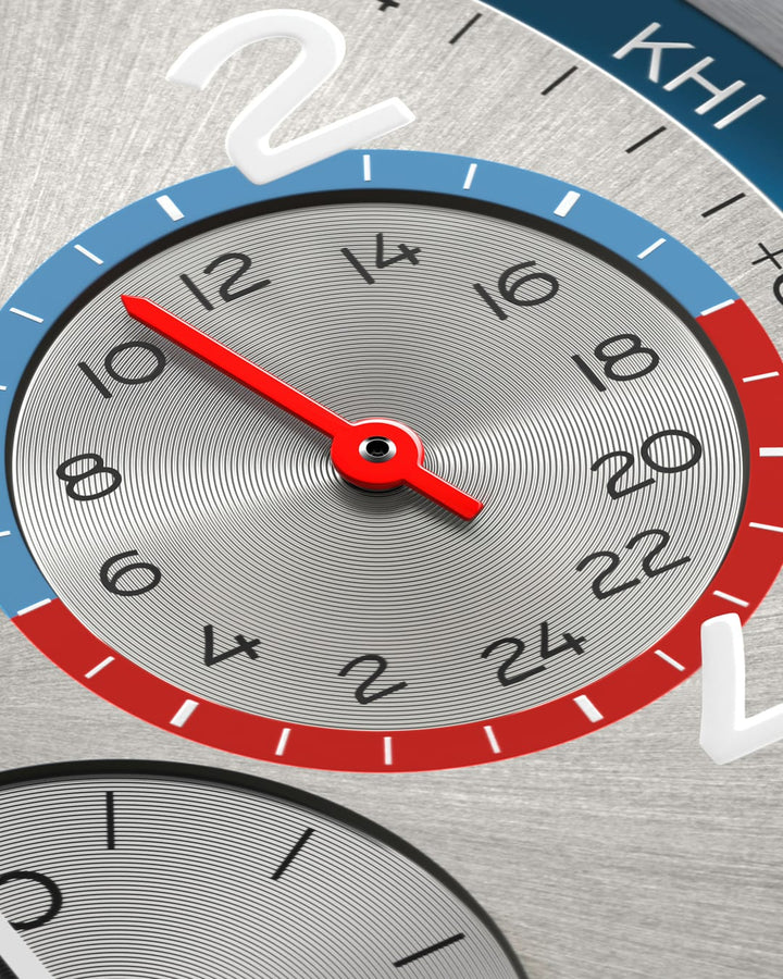 NOMOS Glashütte - Club Sport neomatik Weltzeit silber - 791 – Automatikwerk – silber - 40 mm - Herrenuhr mit 24 Stundenanzeige