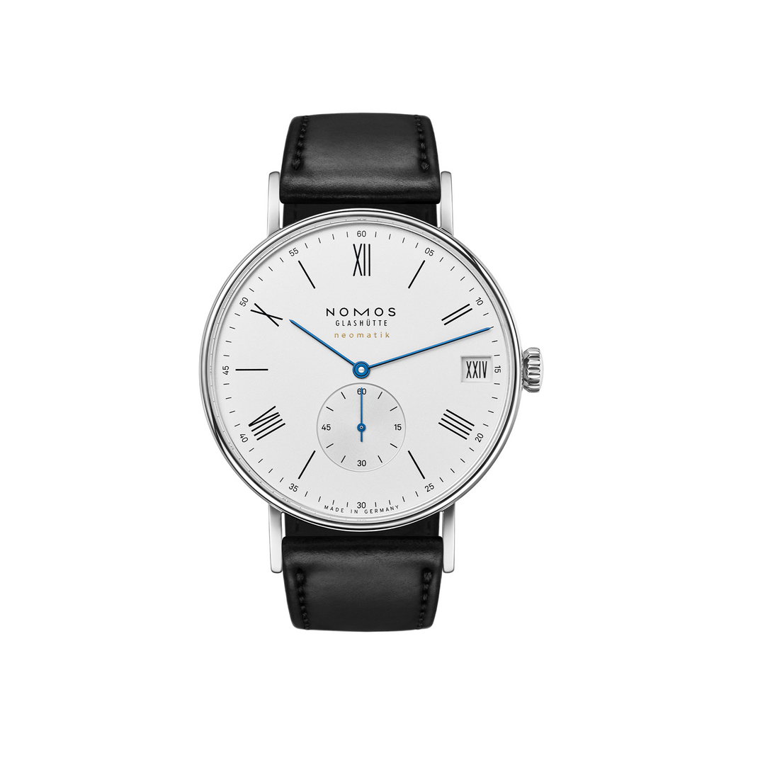 NOMOS Glashütte - Ludwig neomatik 41 Datum mit der Referenz 262 besteht aus Edelstahl. Der Durchmesser beträgt 40,5 mm