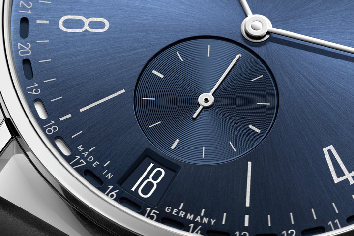 NOMOS Glashütte - Tangente 2date blau