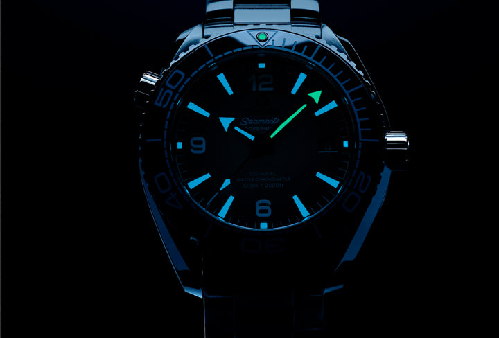 OMEGA - Seamaster Planet Ocean 600M - 215.30.40.20.03.002 – Automatikwerk – blau - 39,5 mm - Herrenuhr