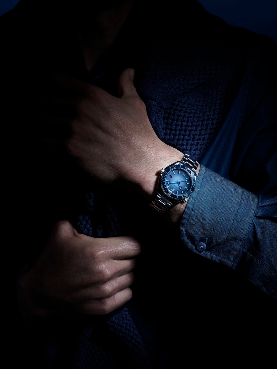 OMEGA - Seamaster Planet Ocean 600M - 215.30.40.20.03.002 – Automatikwerk – blau - 39,5 mm - Herrenuhr