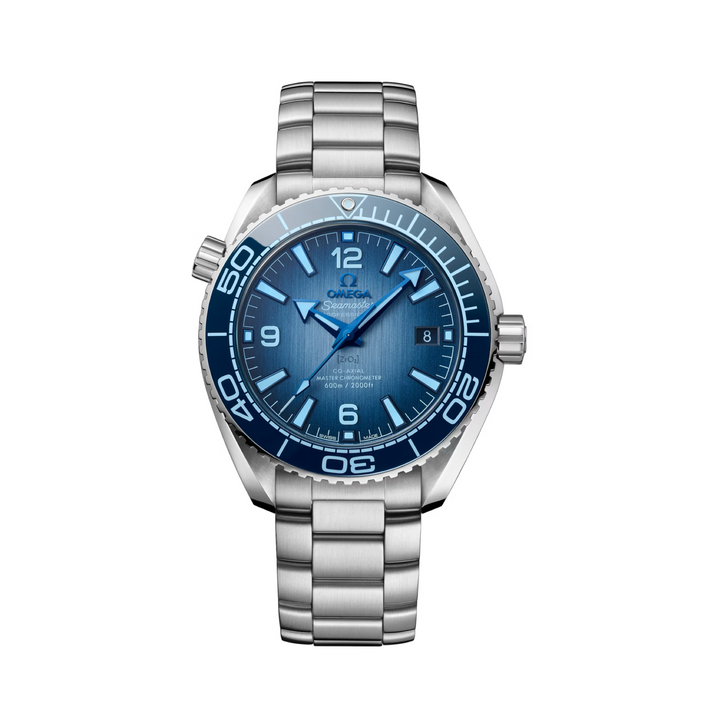 OMEGA - Seamaster Planet Ocean 600M - 215.30.40.20.03.002 – Automatikwerk – blau - 39,5 mm - Herrenuhr