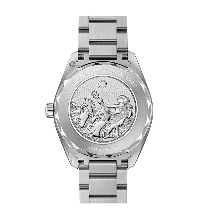 OMEGA - Seamaster Aqua Terra 150M – 220.10.41.21.03.005 - Automatikwerk – Blau, Summer Blue - 41 mm - Herrenuhr mit Poseidon Gedenklogo