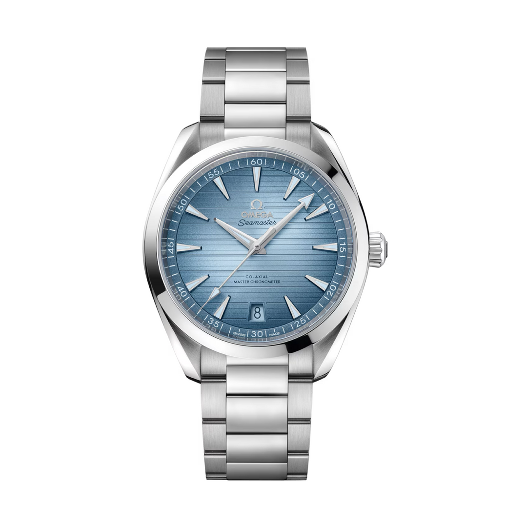 OMEGA - Seamaster Aqua Terra 150M – 220.10.41.21.03.005 - Automatikwerk – Blau, Summer Blue - 41 mm - Herrenuhr
