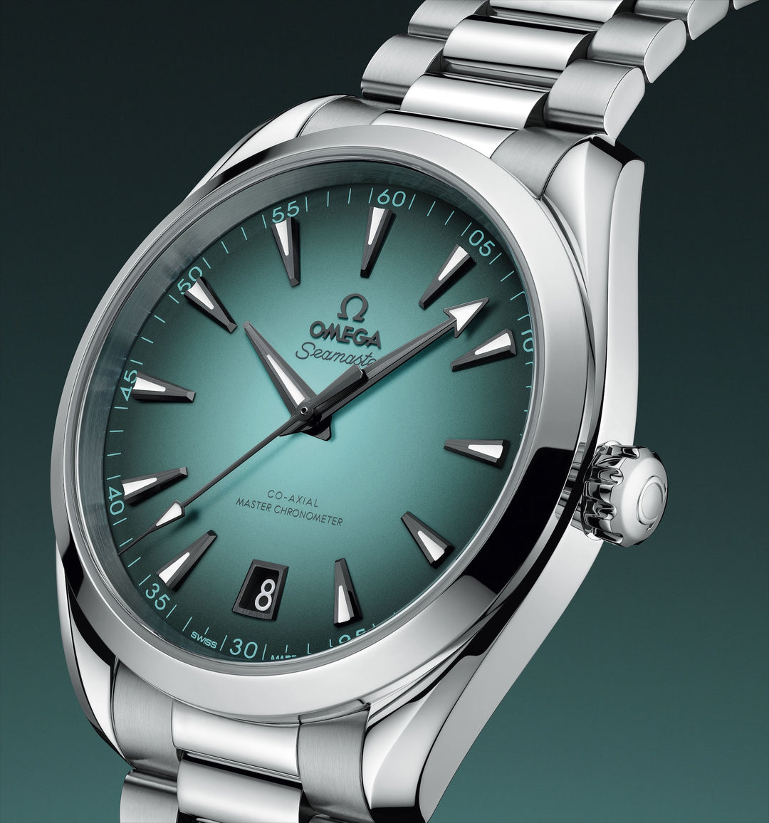 OMEGA - Seamaster Aqua Terra 150M - 220.10.41.21.03.006 – Automatikwerk – türkis, schwarz - 41 mm - Herrenuhr