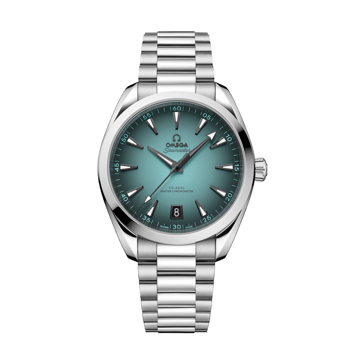 OMEGA - Seamaster Aqua Terra 150M - 220.10.41.21.03.006 – Automatikwerk – türkis, schwarz - 41 mm - Herrenuhr