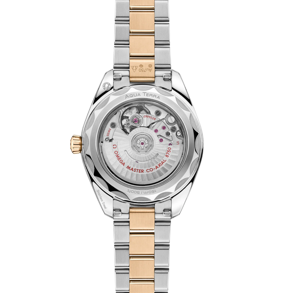 OMEGA Seamaster Aqua Terra 150M – Automatikwerk – silber - 30 mm - Damenuhr mit Saphirglasboden