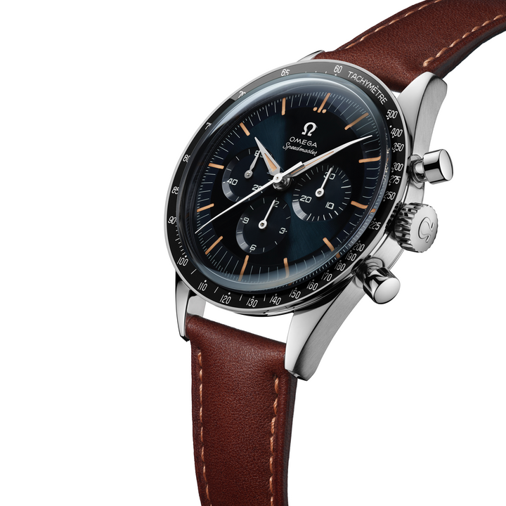 OMEGA - Speedmaster First OMEGA in Space - 310.32.40.50.06.002 – Handaufzugswerk – blaugrau - 39,7 mm - Herrenuhr bei Juwelier Krebber in Mönchengladbach