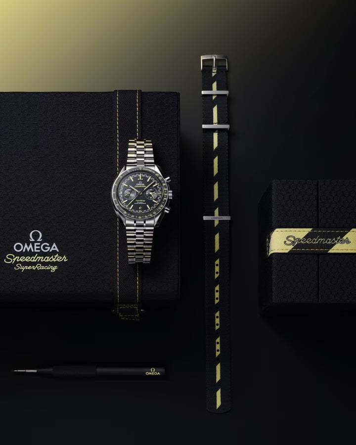 OMEGA - Speedmaster Super Racing - 329.30.44.51.01.003 – Automatikwerk – schwarz - 44,25 mm - Herrenuhr