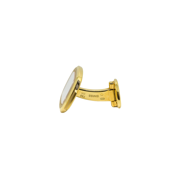 Patek Philippe Manschettenknöpfe Nautilius - 205.9057 J3-001 - Gelbgold - Manschettenknopf für Herren bei Juwelier Krebber in Mönchengladbach