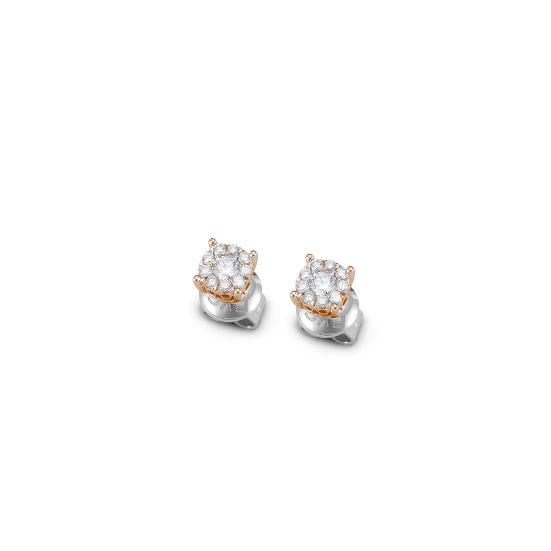 Ponte Vecchio - Ohrstecker Artemide – CO840-15R Roségold – Diamanten - Ohrstecker für Damen