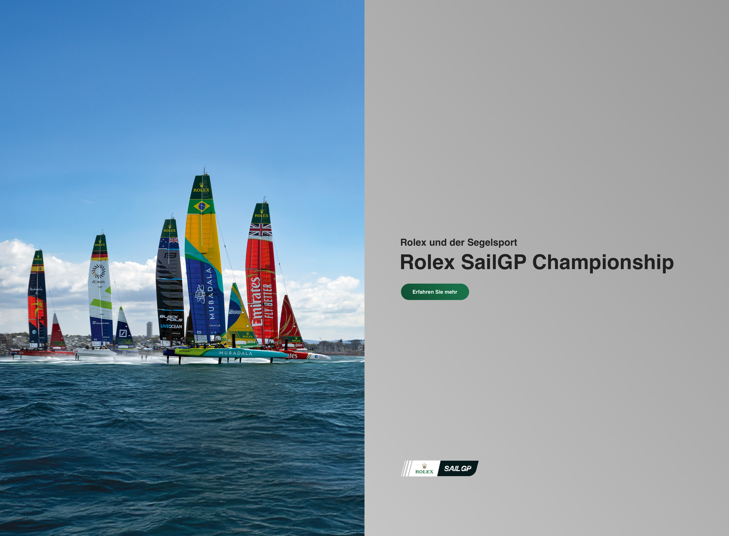 Rolex SailGP Championsship bei Juwelier Krebber