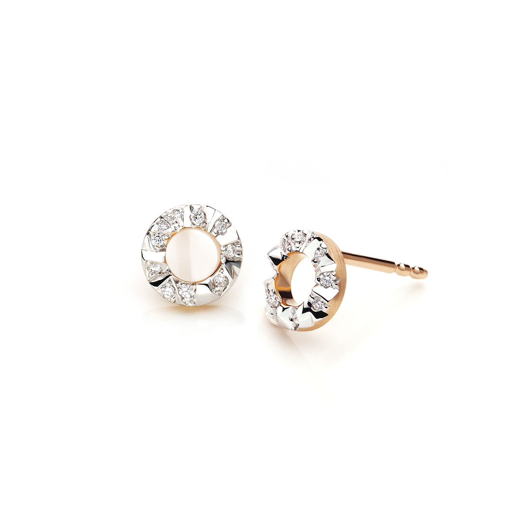 Schmuckwerk ALPEN Ohrstecker - GO-705-RG - Roségold - Ohrschmuck