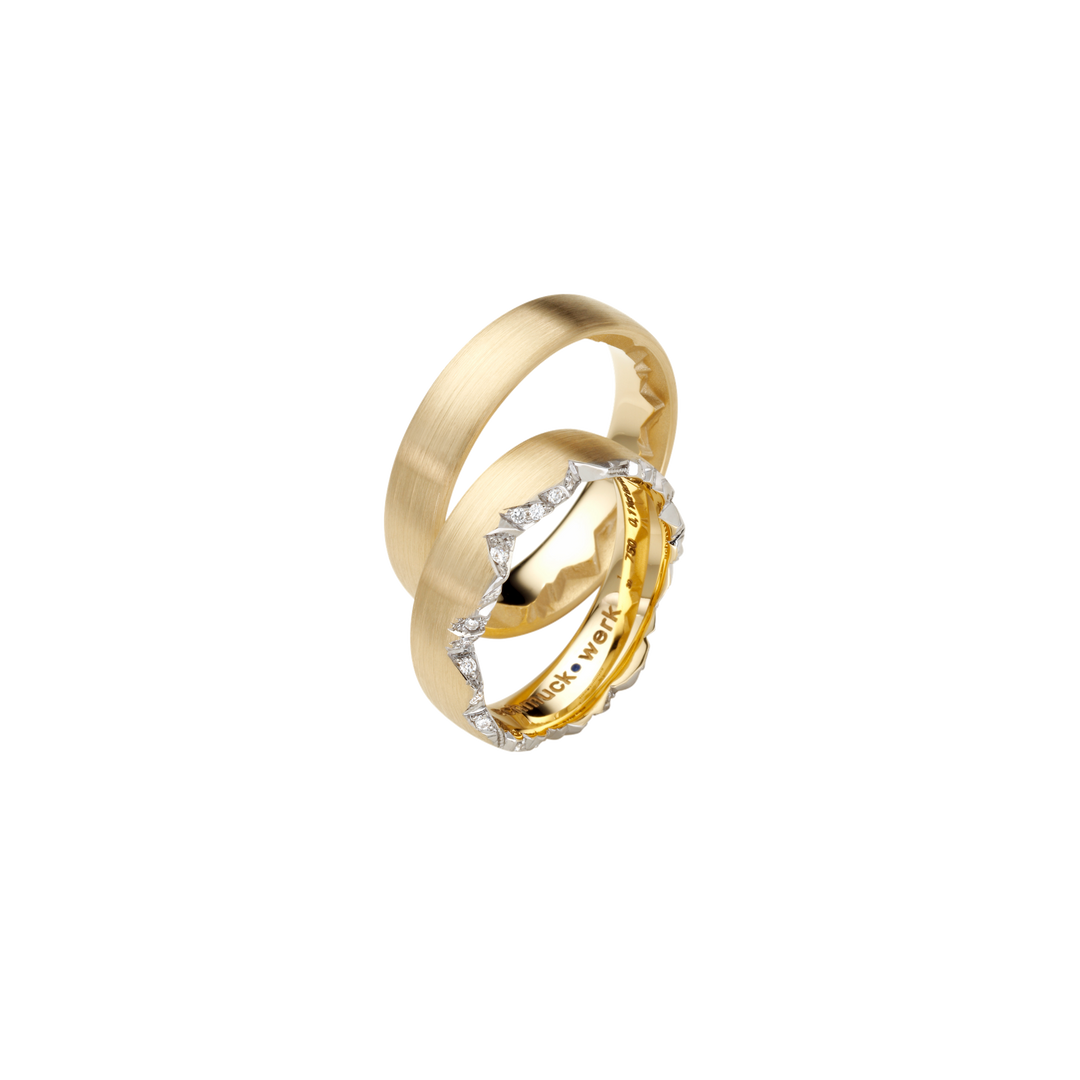 Schmuckwerk - Alpen Trauringe gerundet 6mm