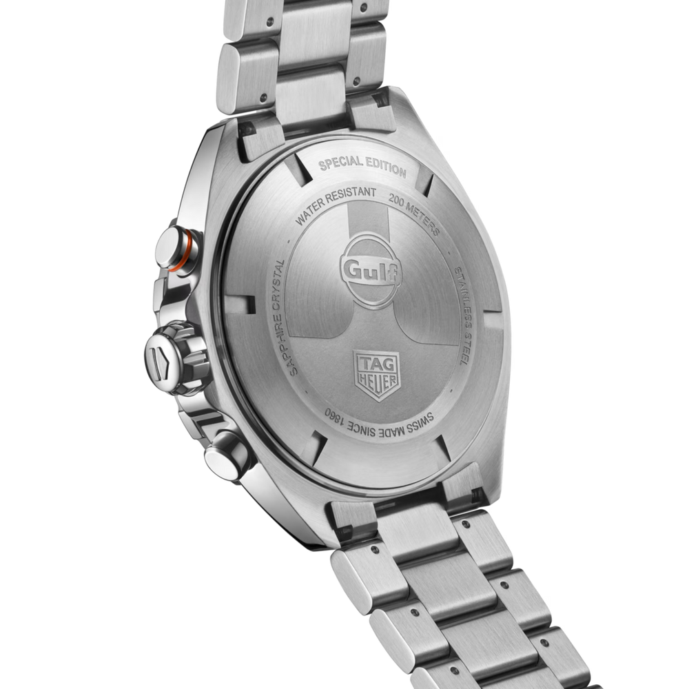 TAG Heuer Formula 1 x Gulf Special Edition mit der Referenz CAZ101AT.BA0842 Edelstahlgehäuse