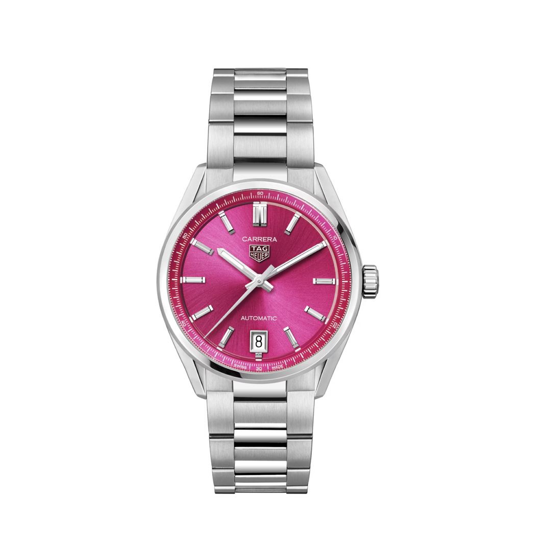 TAG Heuer Carrera Date - WBN2313.BA0001 – Automatikwerk – pink - 36 mm - Damenuhr