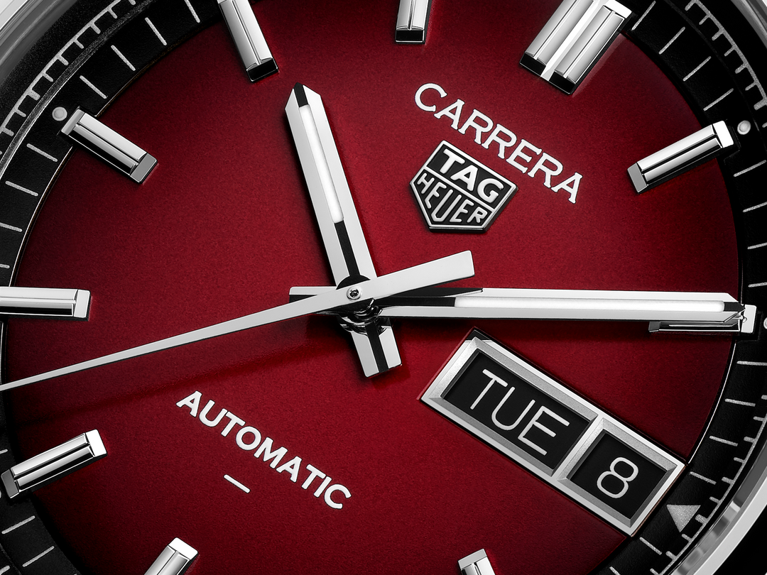 TAG Heuer - Carrera Day-Date -WDA2113.BA0043 – Automatikwerk – rot - 41 mm - Herrenuhr