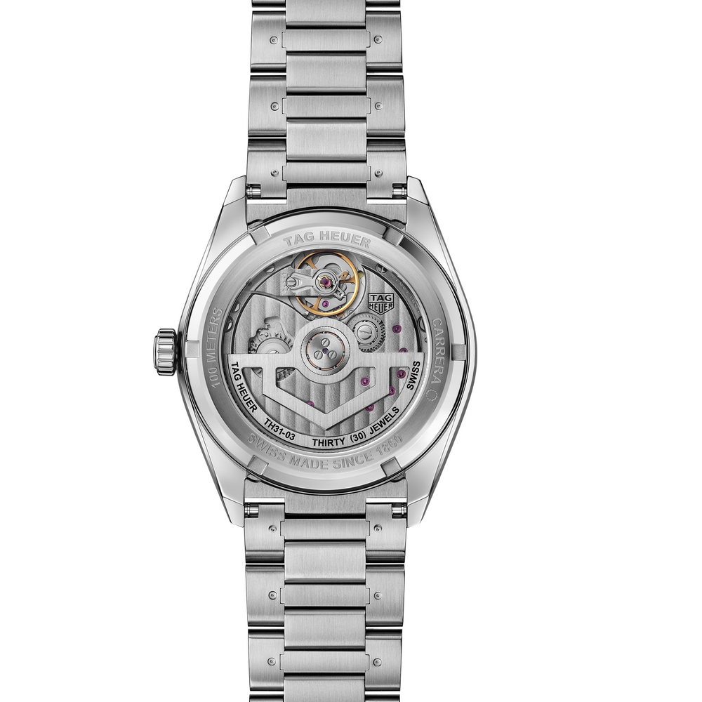 TAG Heuer - Carrera Date Twin - WDA2114.BA0043 – Automatikwerk – grün - 41 mm - Herrenuhr mit Saphirglasboden