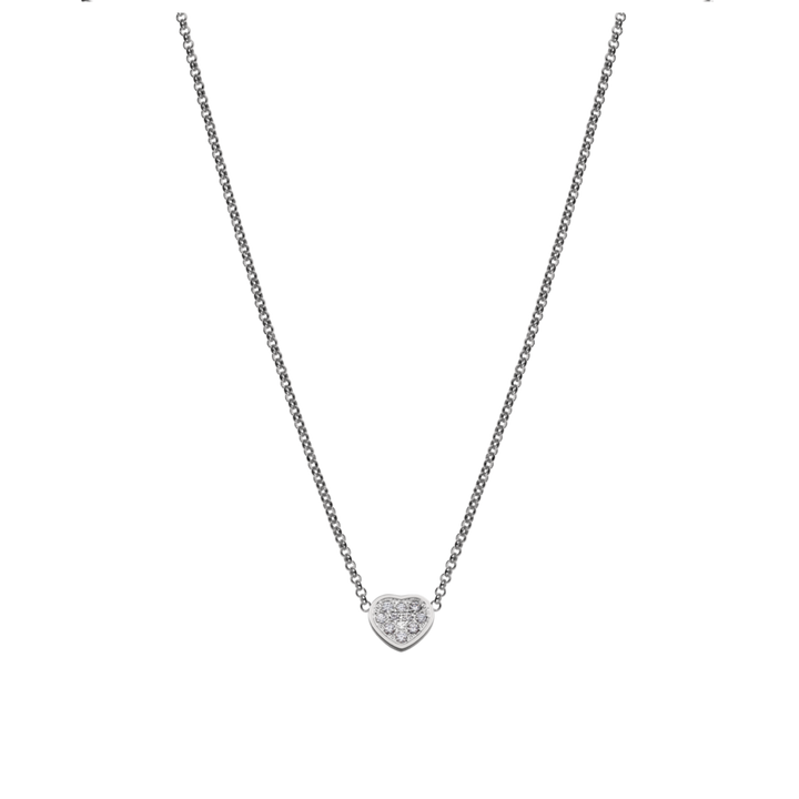 Chopard Collier Happy Hearts 81A086-1901 in Weißgold mit Brillanten